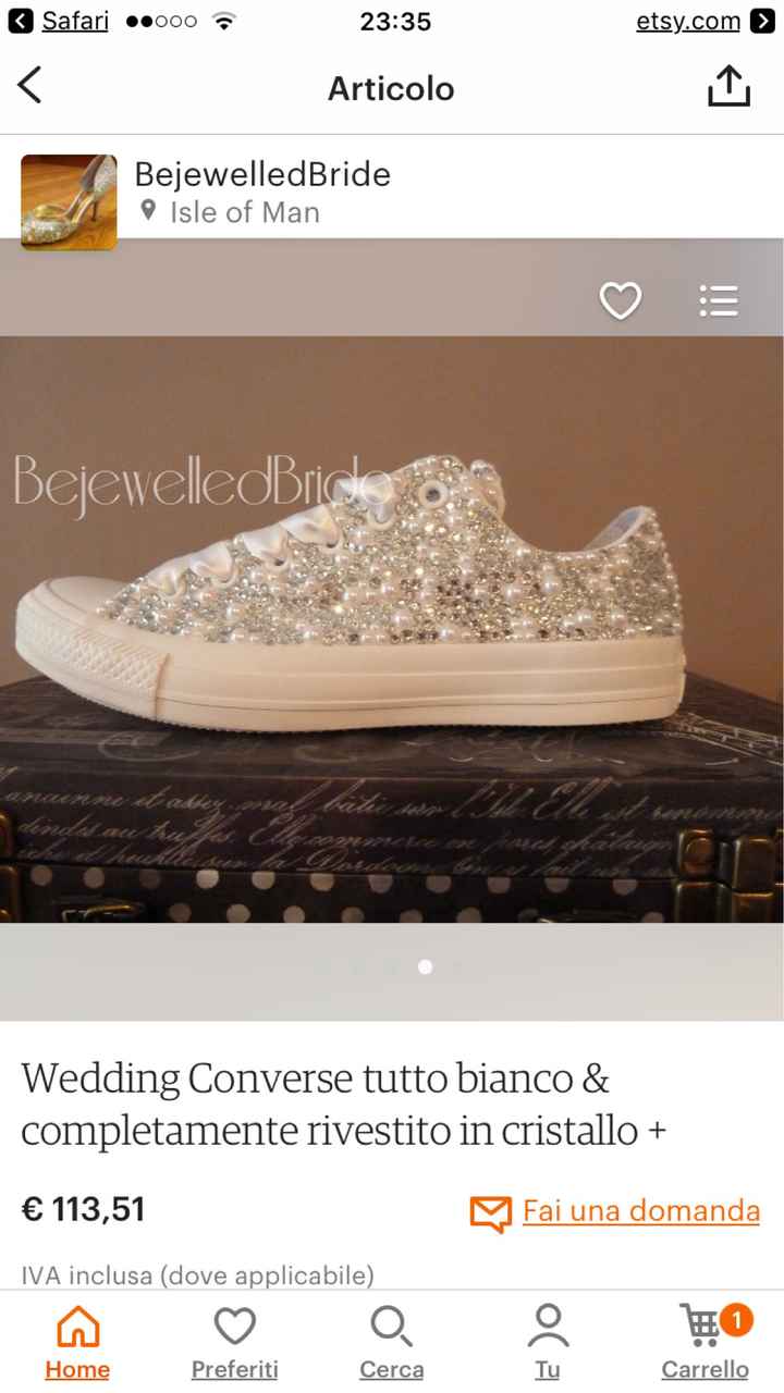 Sneackers da sposa - 1