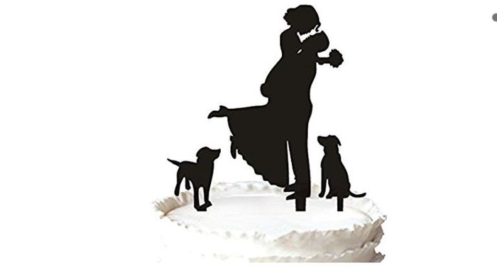 Cake topper nero - 1