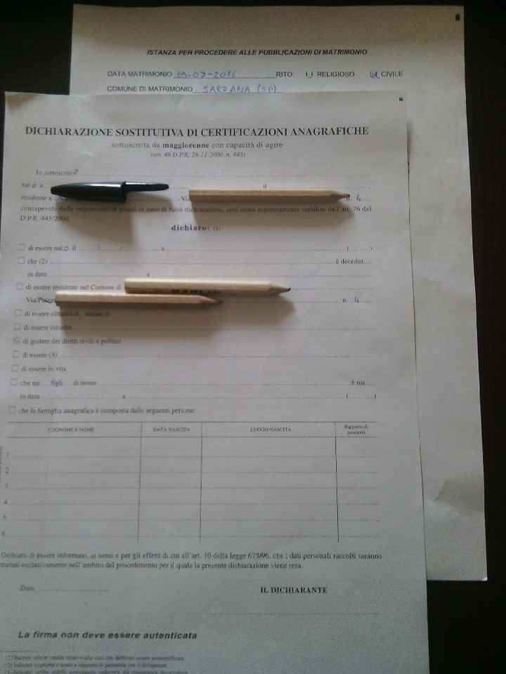 Doc. certificazione anagrafica - 1