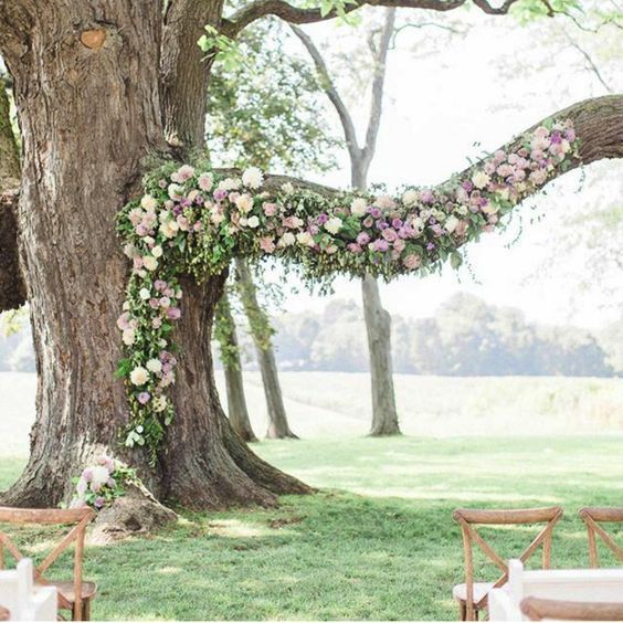 Idea decorazione albero nuziale