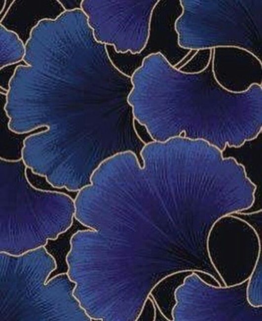 Ginko blu e oro