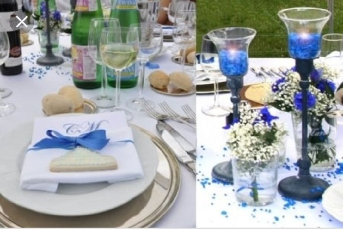 Suggerimenti allestimenti bianco e blu - 2