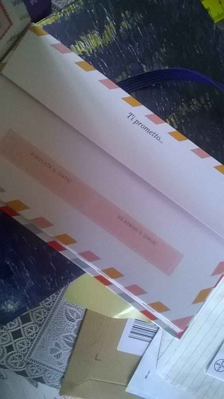Interno carnet di lettere