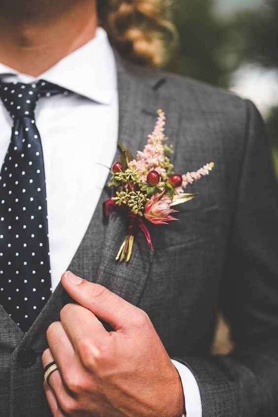 Idea fiori sposo