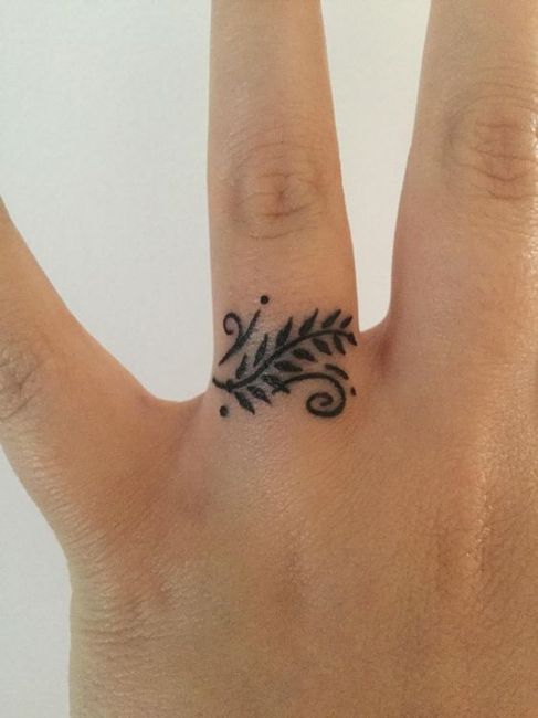 Tatuaggio anulare!