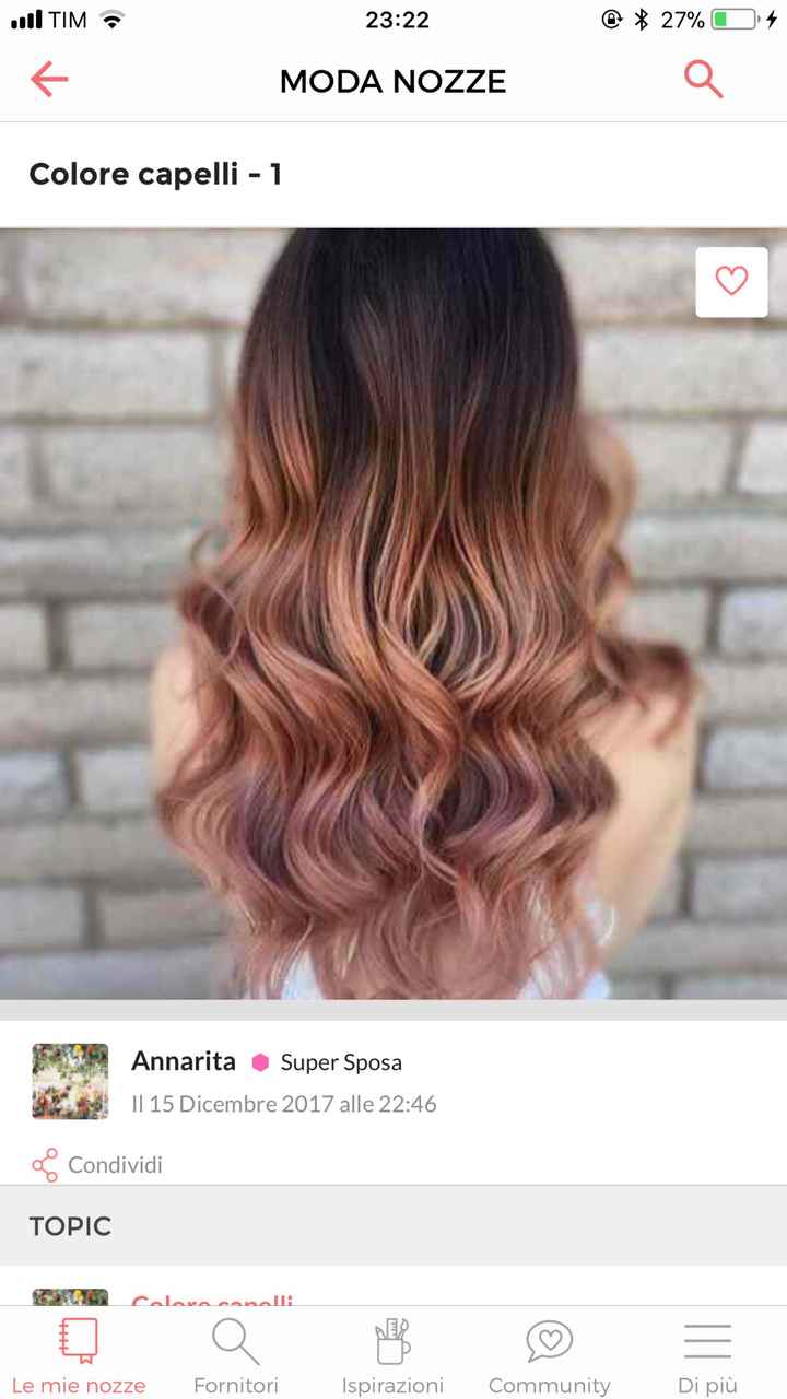  Colore capelli sposa !💐💖 - 1