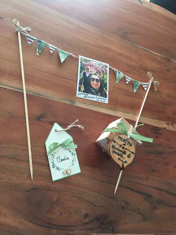Cake topper torta promessa - 2