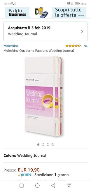 Agenda matrimonio - 1