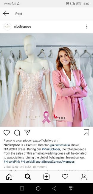 Nicole spose e Pink october - 2