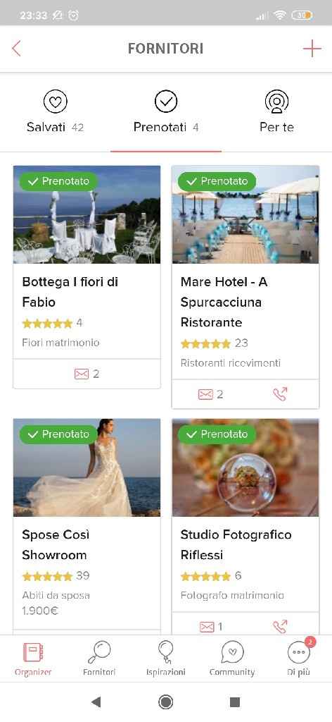 Condividi lo screenshot dei tuoi fornitori - 1