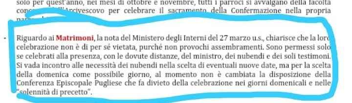 Decreto per adesso in atto sui matrimoni - 1