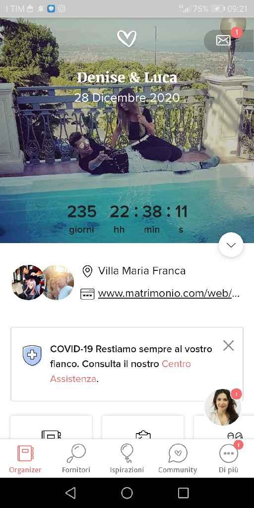 Matrimonio rimandato ma sempre sposa 2020 - 1