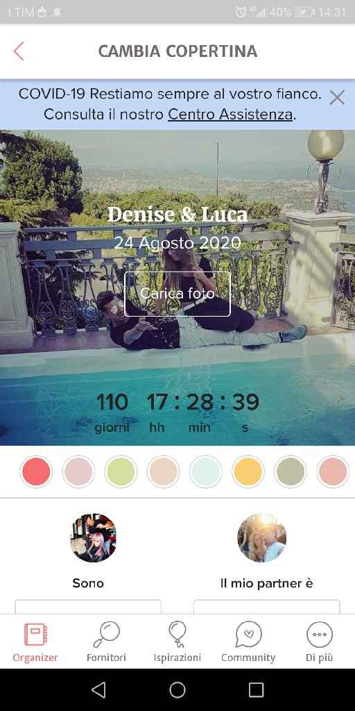 Matrimonio rimandato ma sempre sposa 2020 - 2