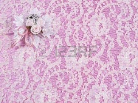 Pizzo e tulle rosa  - 1