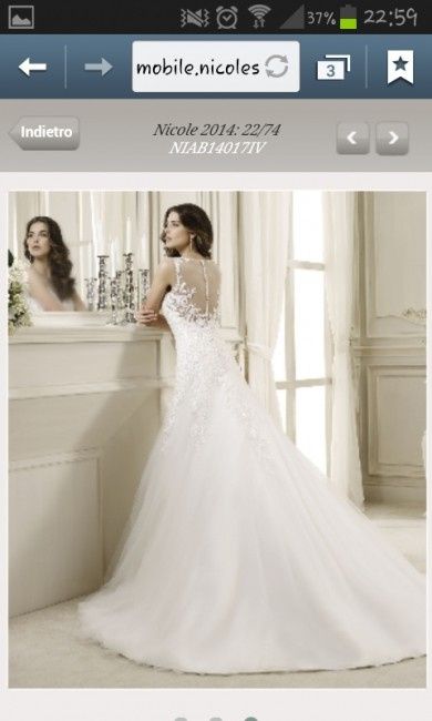 Il pizzo dell'abito da sposa come un tatuaggio. - 2