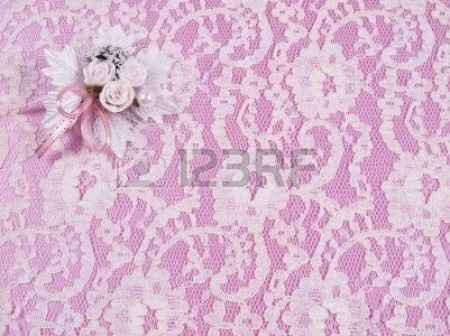 Pizzo e tulle rosa  - 1