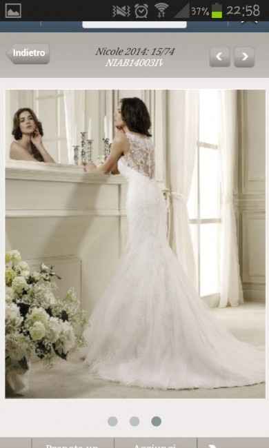 Il pizzo dell'abito da sposa come un tatuaggio. - 1