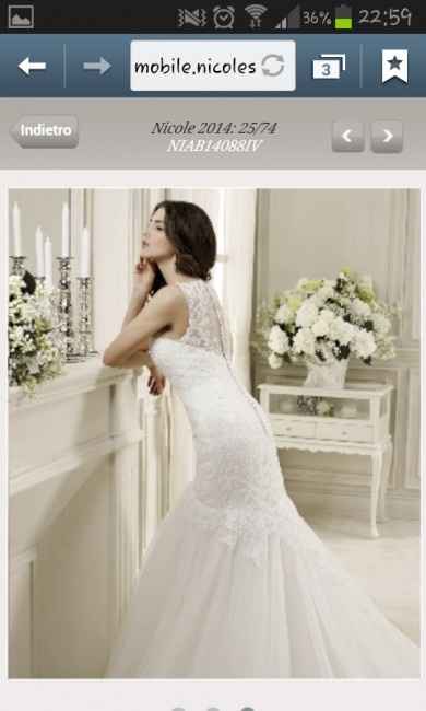 Il pizzo dell'abito da sposa come un tatuaggio. - 3