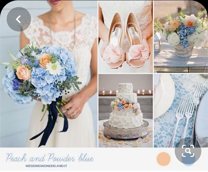 Azzurro polvere e bianco o pesca e bianco? - 1