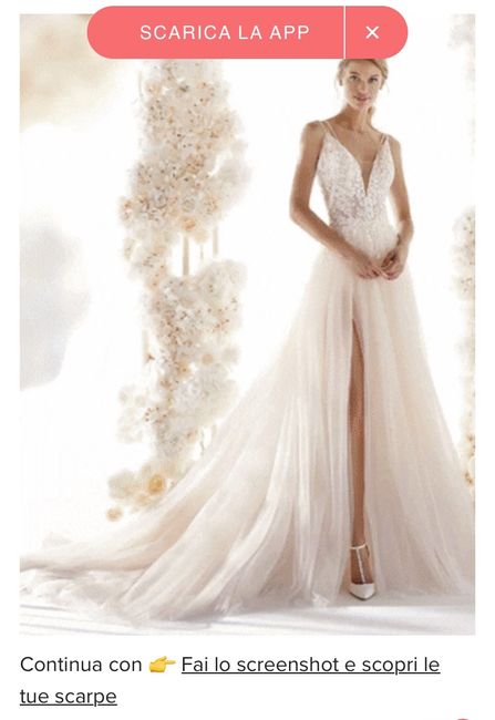 Fai lo screenshot e scopri il tuo abito da sposa - 1