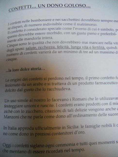 libretto cerimonia........