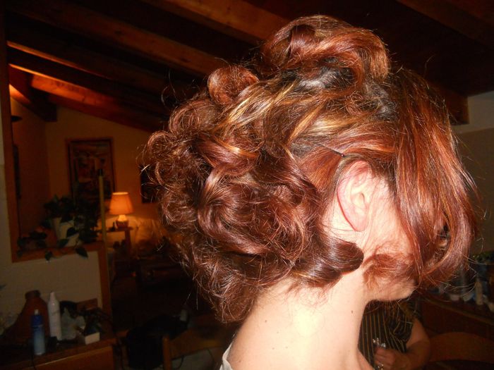 prova capelli semiraccolti