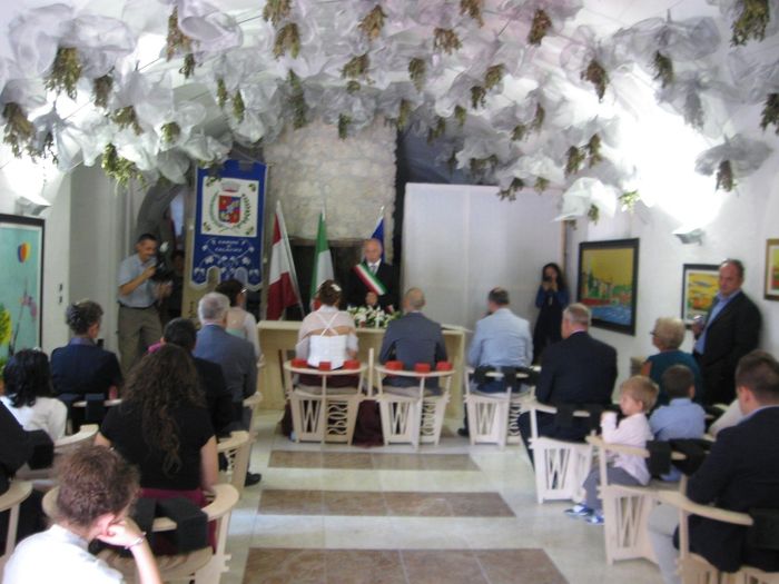 noi e la sala comunale del castello