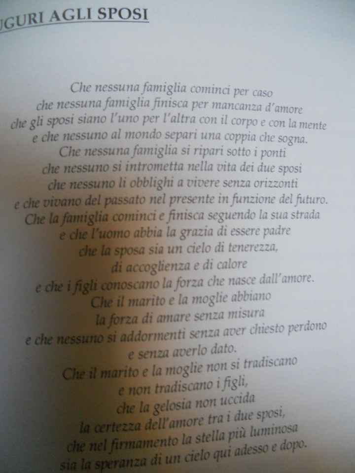libretto cerimonia........