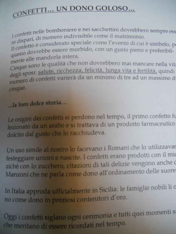 libretto cerimonia........