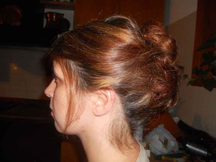 prova capelli raccolti