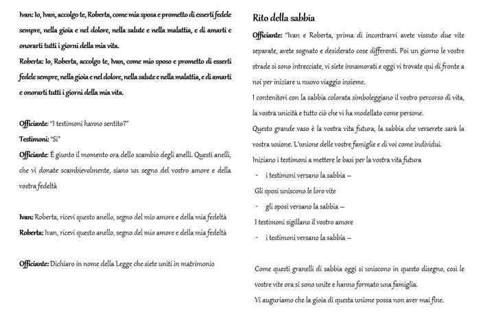 Help Libretto Cerimonia Simbolica / Rito Simbolico - 2