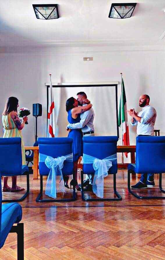 Matrimonio civile in comune poi replicato in location - 1