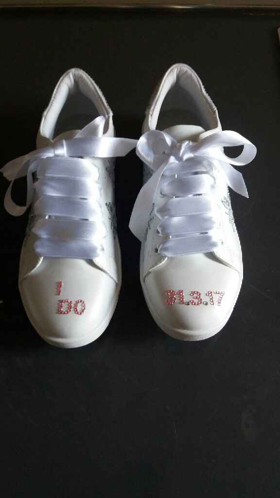 Le mie scarpe da ginnastica fai da me...vi piacciono? - 1