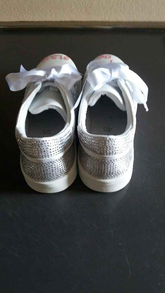 Le mie scarpe da ginnastica fai da me...vi piacciono? - 3