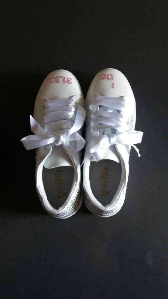 Le mie scarpe da ginnastica fai da me...vi piacciono? - 4