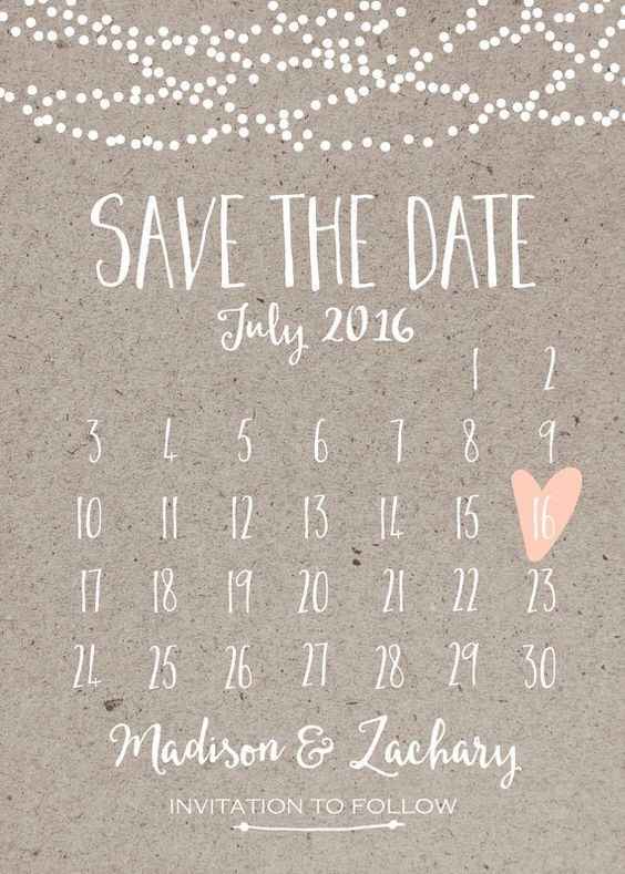 Save the date - 1