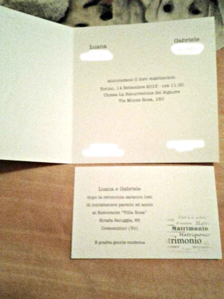 l'interno della partecipazione e l'invito