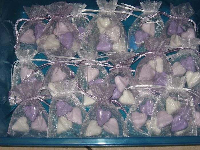 Gessetti segnaposto a forma di cuore