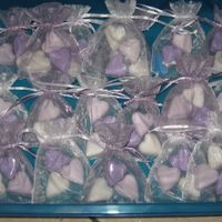 Gessetti segnaposto a forma di cuore