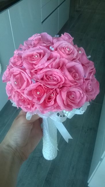 Rose Di Carta Crespa E Il Mio Bouquet Gioiello Fai Da Te