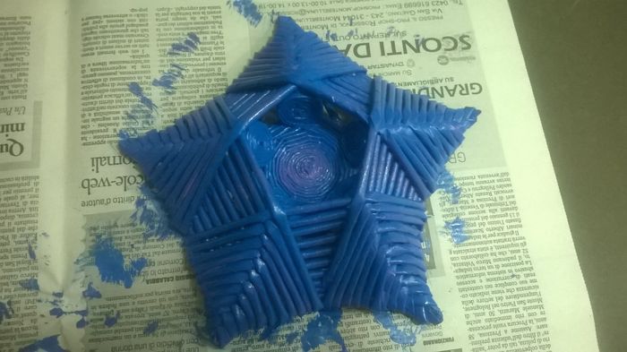 porta candele a stella