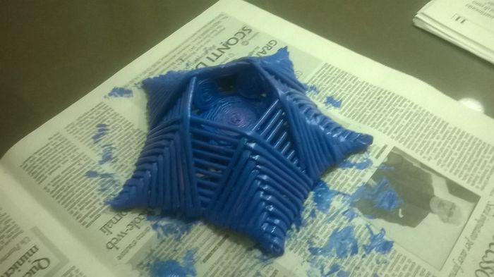 porta candele a stella