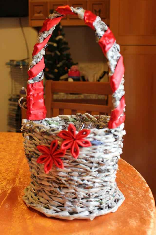 cestino in versione rossa