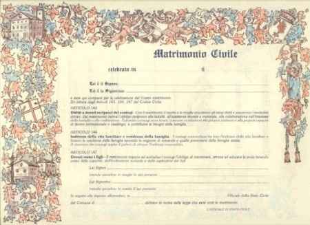 atto di matrimonio