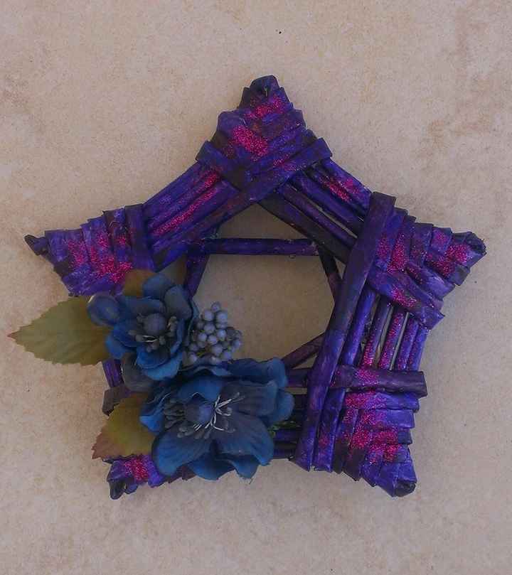 porta candele a stella