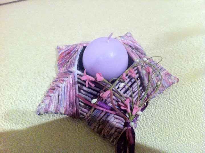 porta candele a stella