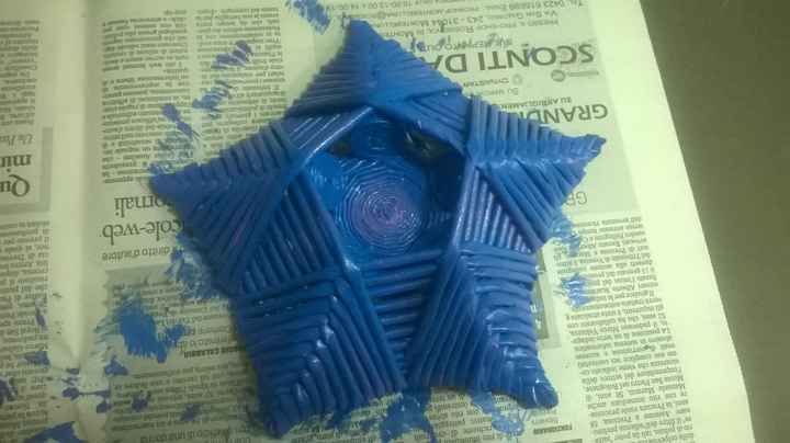 porta candele a stella