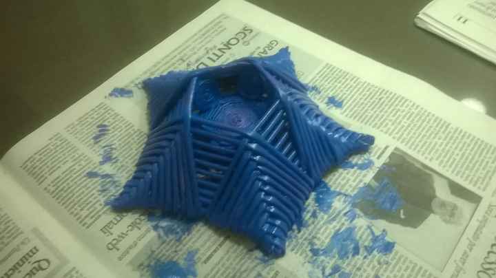 porta candele a stella