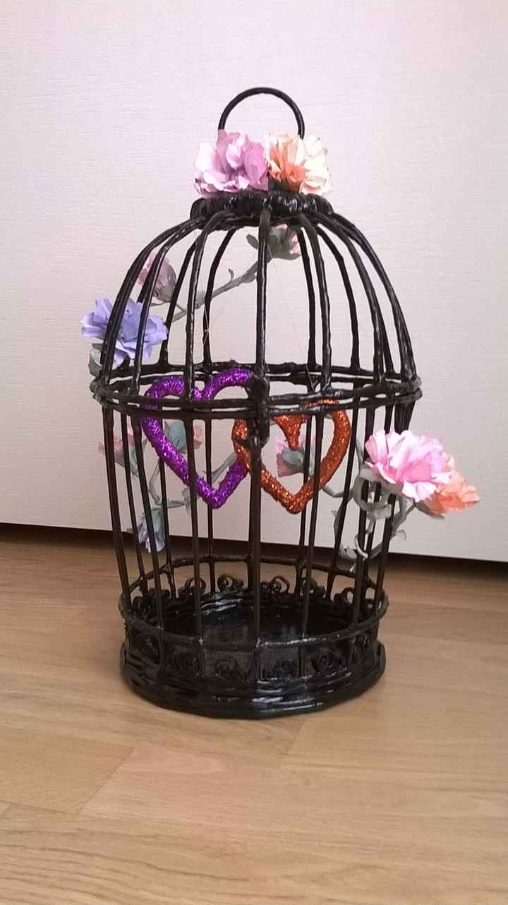Finalmente finita la mia gabbietta decorativa