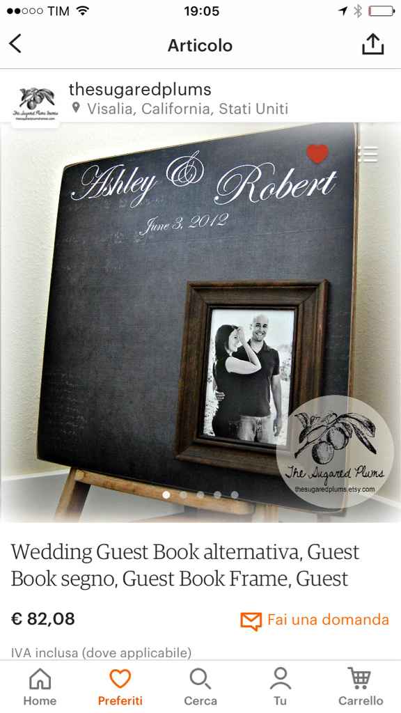Come sarà il vostro guest book? - 1